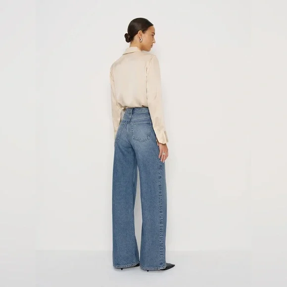 Cary High Rise Slouchy Wide Leg Jeans